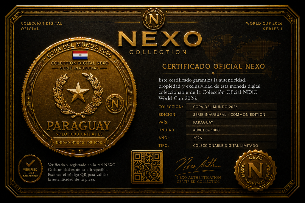 Paraguay 2026 – Moneda Digital Coleccionable