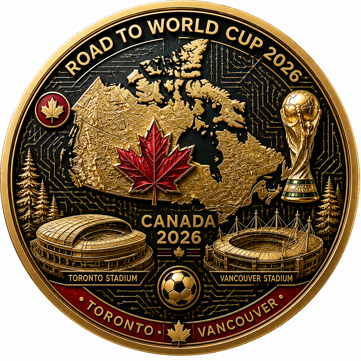 Canada 2026 – Host Nation Founder Edition Digital Coin