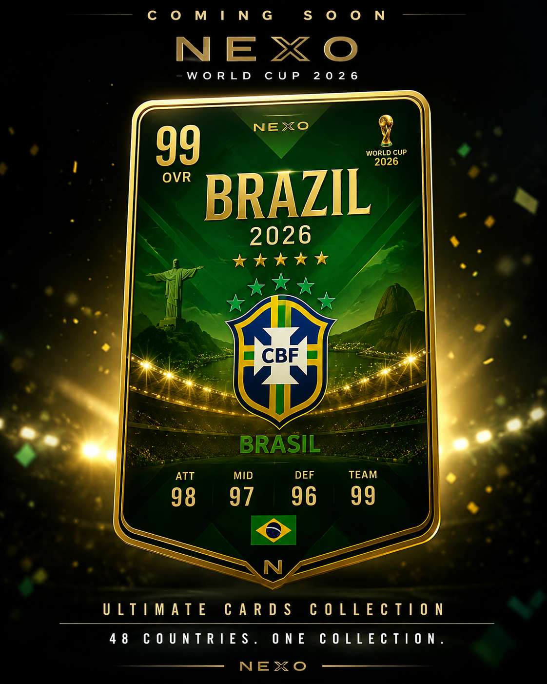 Brazil 2026 – Founder Edition Digital Coin (001/050)