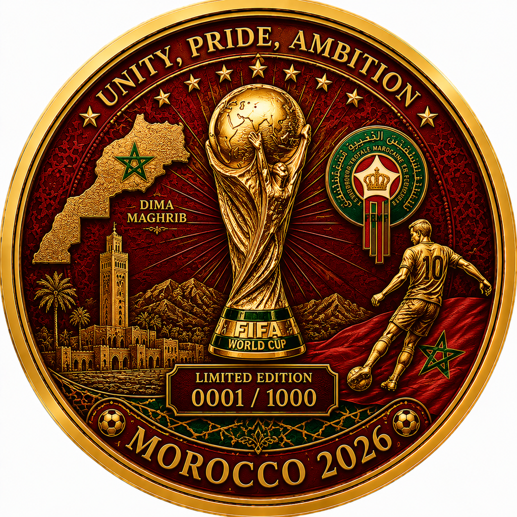 Morocco 2026 – Founder Edition Digital Coin