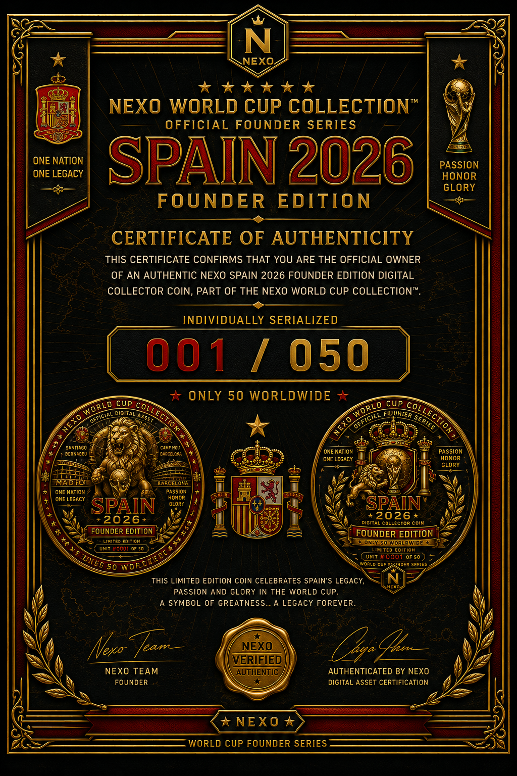 España 2026 – Moneda Digital Coleccionable | Common Edition