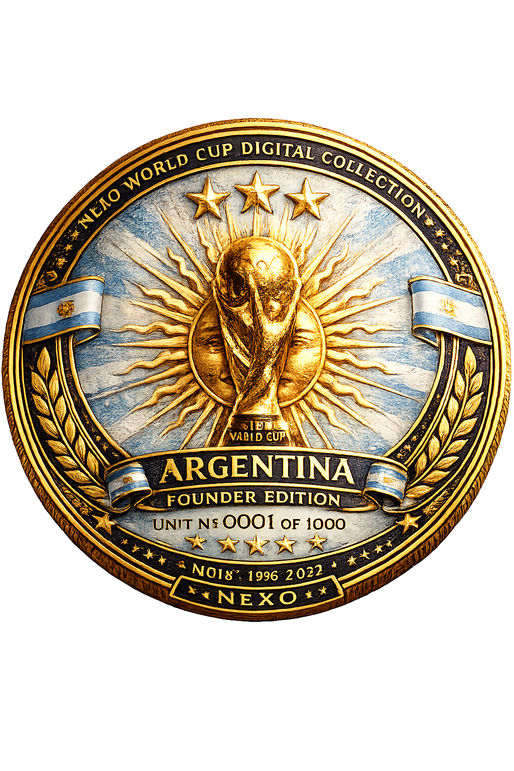 NEXO Argentina World Cup Coin – Digital Collectible