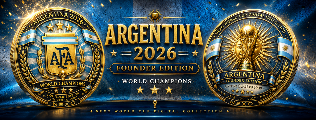 NEXO Argentina World Cup Coin – Digital Collectible
