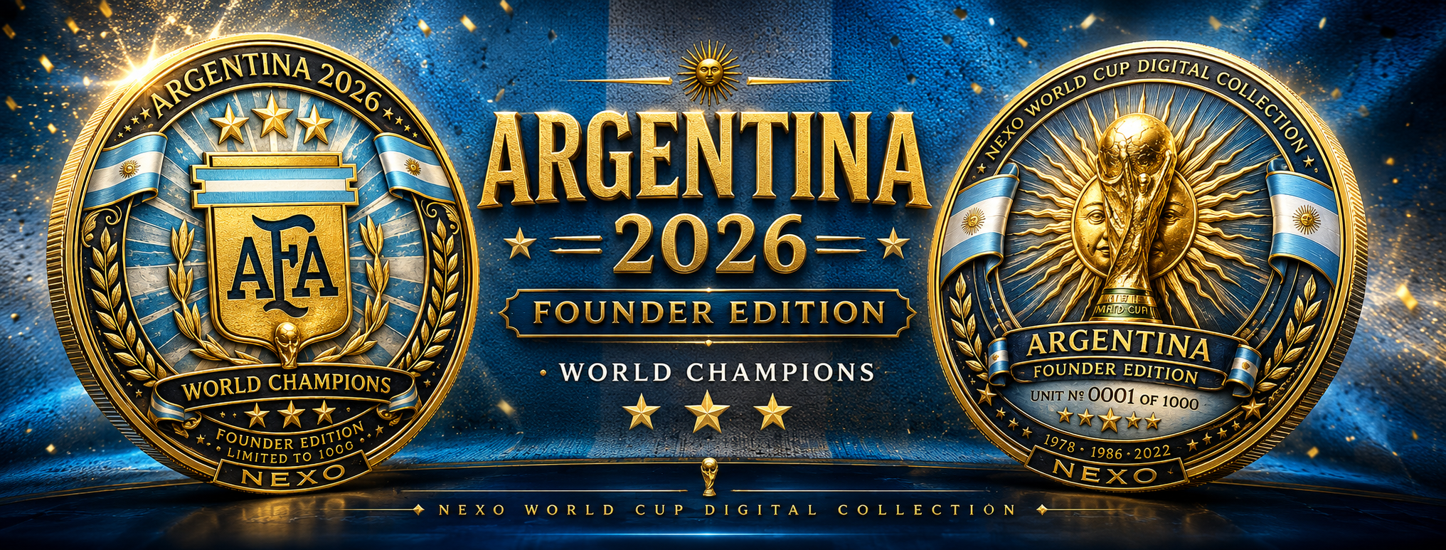 NEXO Argentina World Cup Coin – Digital Collectible