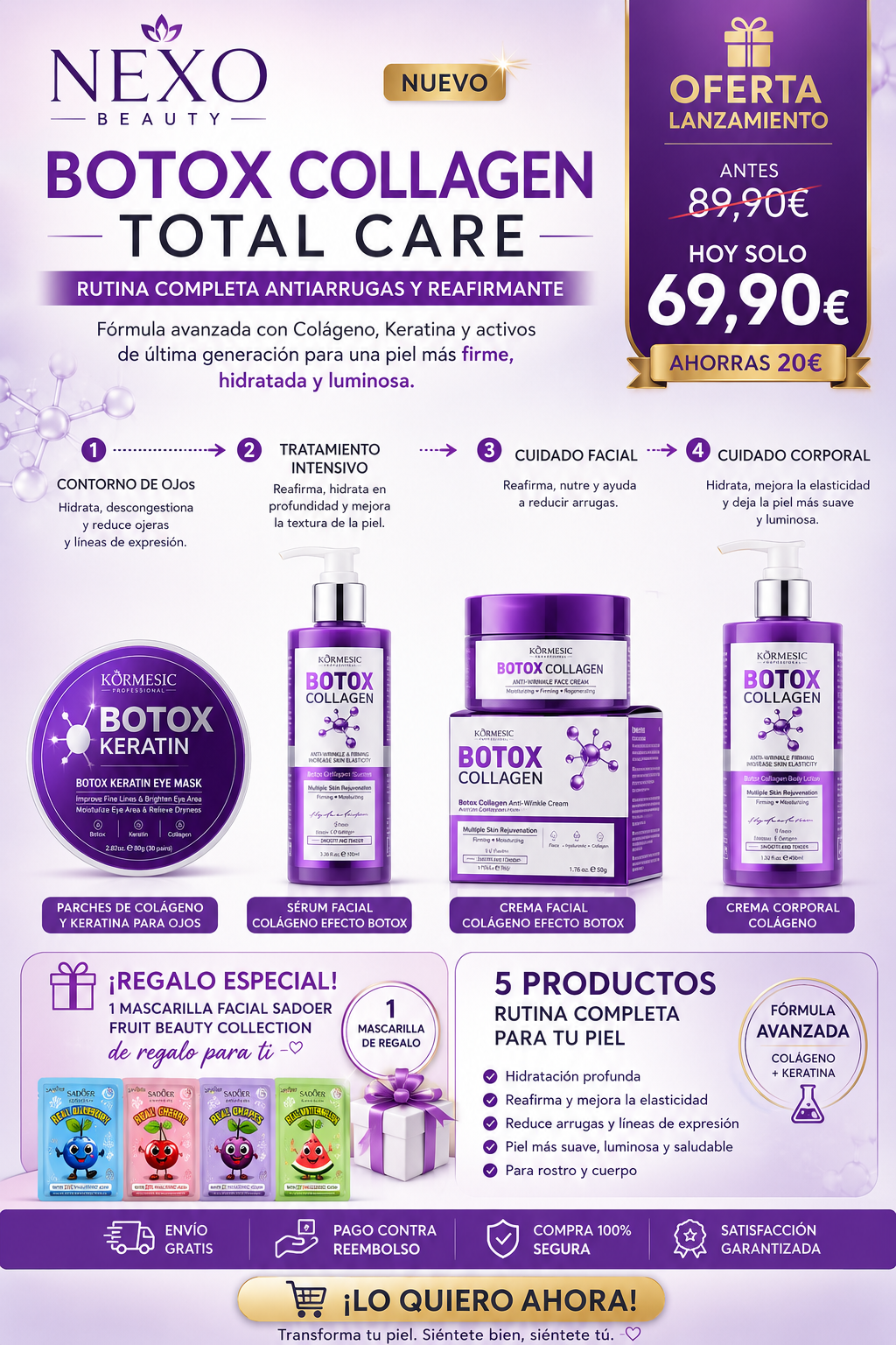 NEXO BEAUTY – Botox Collagen Total Care Pack