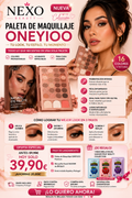 Paleta de Maquillaje ONEYIOO Premium - NEXO Beauty | 16 Colores + 3 Texturas