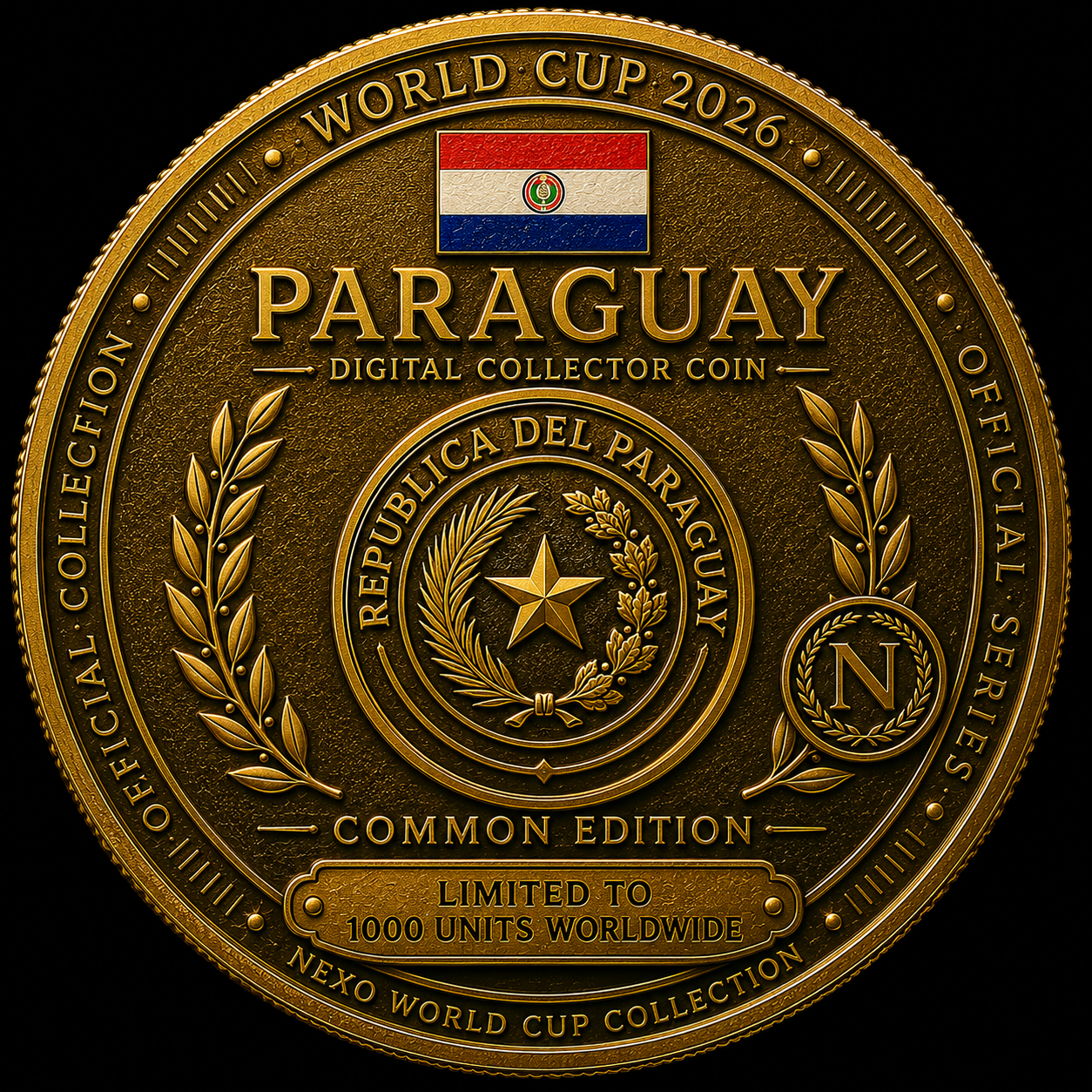 Paraguay 2026 – Moneda Digital Coleccionable