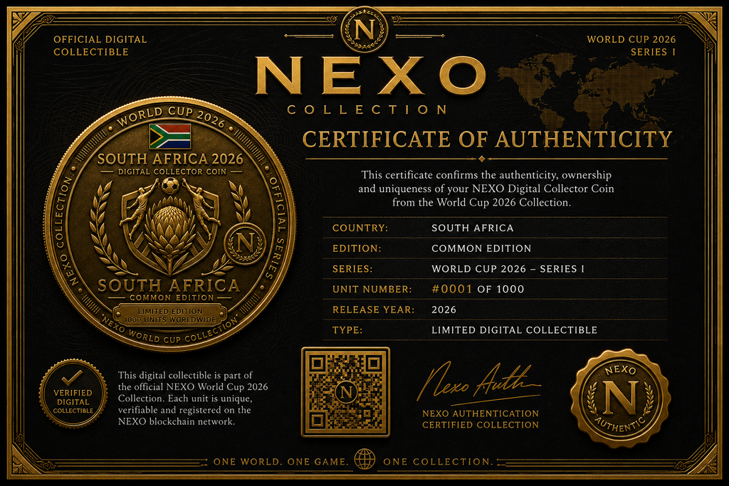 South Africa 2026 – Digital Collector Coin